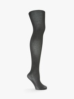 Thumbnail for your product : John Lewis & Partners Egyptian Cotton Blend Bodyshaper Velvet Touch Opaque Tights, Grey