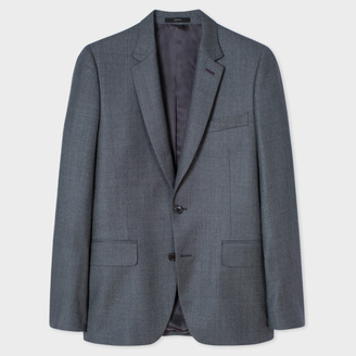 Paul Smith The Soho - Men's Tailored-Fit Dark Grey Birdseye Wool Suit