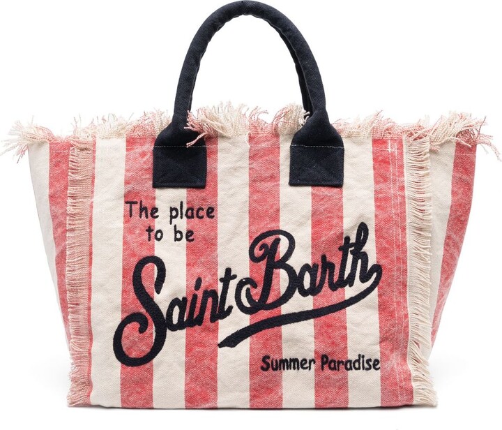 MC2 Saint Barth Vanity beach-print Cotton Beach Bag - Farfetch