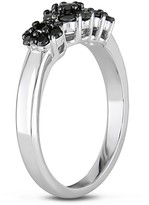 Thumbnail for your product : Ice 1/2 CT Black Diamond TW 10K White Gold Fashion Ring
