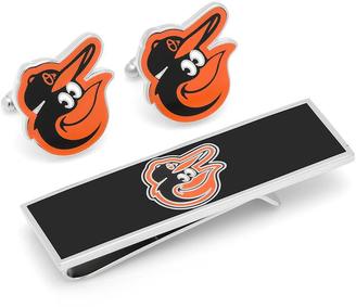 Ice Baltimore Orioles Cufflinks and Money Clip Gift Set