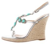 Thumbnail for your product : Michael Kors Beaded Espadrille Wedges
