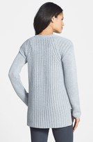Thumbnail for your product : Eileen Fisher The Fisher Project Round Neck High/Low Wool Blend Sweater