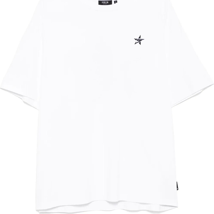 FIVE CM loo-embroidered T-shirt