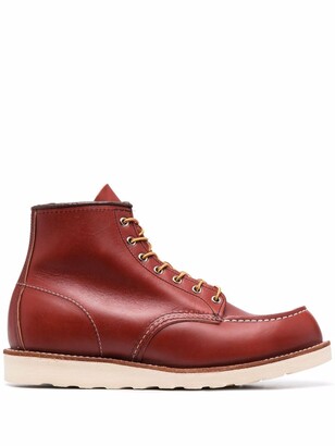 Red Wing Shoes Lace-Up Leather Boots