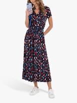 Thumbnail for your product : Jolie Moi Geometric Print Midi Dress, Navy/Multi