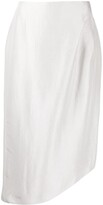 Thumbnail for your product : Giorgio Armani Pre-Owned 2010 High-Waisted Asymmetric Silk Skirt