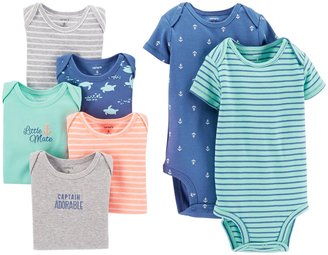 Carter's 7 Pack Bodysuits (Baby) - Assorted Boy-NB