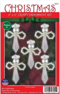 Designworks Design Works™ 10ct. Crystal Angels Beaded Ornament Kit