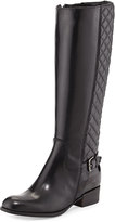 Thumbnail for your product : Sesto Meucci Mamie Quilted Leather Knee Boot, Black