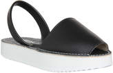 Thumbnail for your product : Solillas Chunky Sole Black Leather