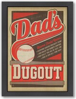 Thumbnail for your product : Americanflat Anderson Design Group ''Dad's Dugout'' Framed Wall Art