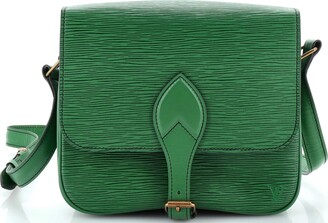 Leather small bag Louis Vuitton Green in Leather - 37214457