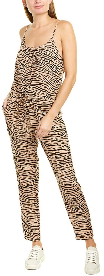 strappy linen jumpsuit