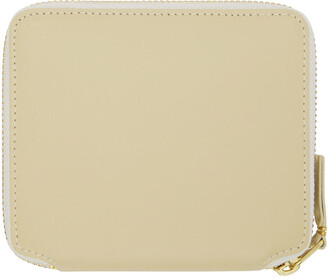 COMME des GARÇONS WALLETS Off-White Classic Leather Zip Wallet