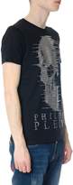 Thumbnail for your product : Philipp Plein Black "ghost-s" T-shirt With Embellished Skull And Logo