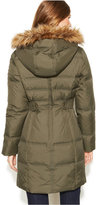 Thumbnail for your product : Larry Levine Faux-Fur-Trim Hooded Down Coat