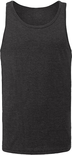 BELLA+CANVAS Dark Gray Heather Adult Unisex Jersey Tank