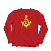 Thumbnail for your product : lepni.me Men’s T-Shirt Fraternal & Masonic Logo Freemasonry Square and Compass ( Black White)
