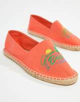 Thumbnail for your product : ASOS Design DESIGN espadrilles in orange with embroidery