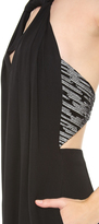 Thumbnail for your product : Derek Lam Gown with Embroidered Back Panel