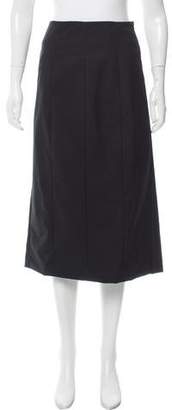 Calvin Klein Collection Wool Midi Skirt