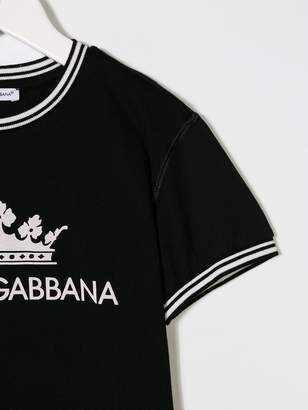 Dolce & Gabbana Kids logo print T-shirt