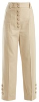 Thumbnail for your product : Joseph Young Felt High-waisted Trousers - Cream