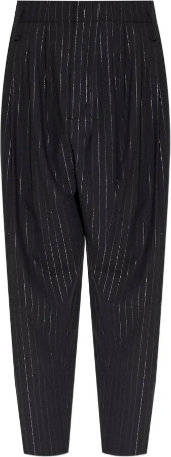 Kenzo Stripe-Pattern Tapered Trousers