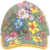 Thumbnail for your product : Gucci Floral Gg Supreme Baseball Hat