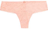 Thumbnail for your product : Chantelle Batignolles Stretch-lace Briefs - Pastel pink