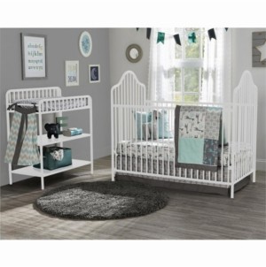 hayden crib & changing table combo