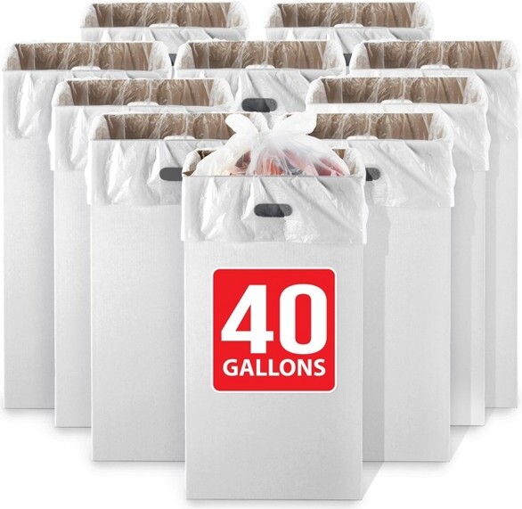 Stock Your Home StockYourHome40GallonDisposableCardboardTrashCansforEvents(10Count)