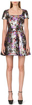 Thumbnail for your product : Valentino Metallic butterfly-brocade dress