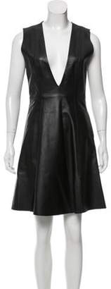 Acne Studios A-Line Leather Dress w/ Tags Black A-Line Leather Dress w/ Tags