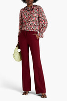 Thumbnail for your product : Hofmann Copenhagen Ellis ruffled floral-print ECOVERO-crepe blouse