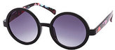 Thumbnail for your product : Wanderlust Floral Wing Round Sunglasses