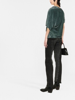 Rick Owens Asymmetric Ruched Top