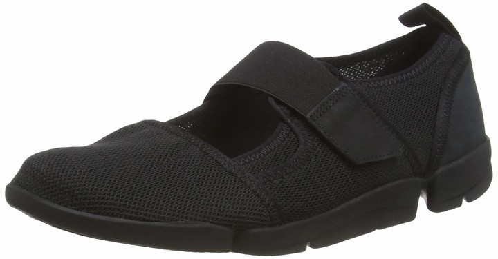clarks ladies slip on trainers