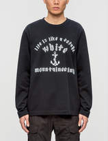 Thumbnail for your product : White Mountaineering Anchor" Printed Fleece Lining Sweatshirt