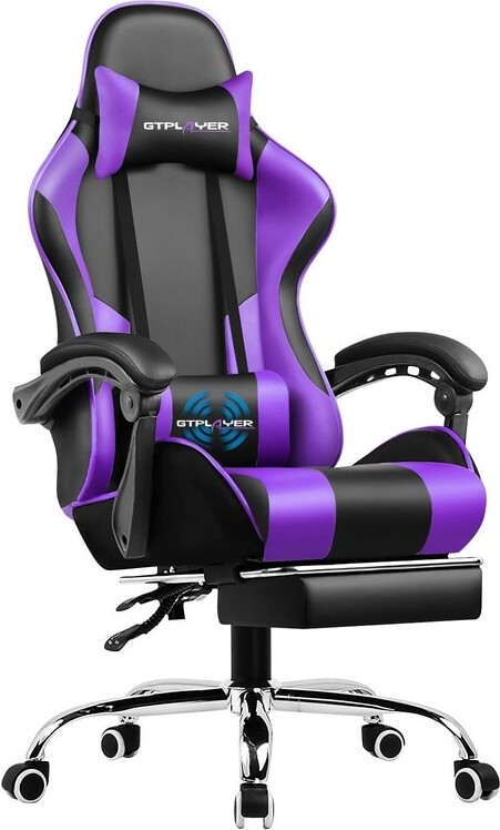 Erommy Gaming Chair with Headrest and Lumbar Support Lumbar Pillow