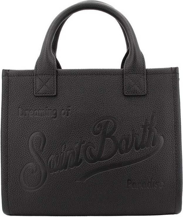 MC2 Saint Barth Logo Embossed Top Handle Bag