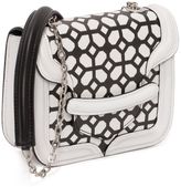 Thumbnail for your product : Alexander McQueen Mini Grid Heroine Chain Satchel