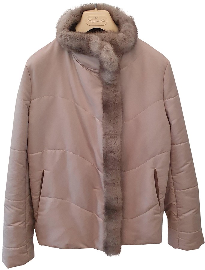 Loro Piana Grey Fur Leather jackets