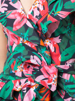 Marissa Webb floral print frill top