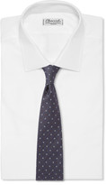 Thumbnail for your product : Canali Patterned Wool and Silk-Blend Tie