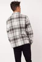 Thumbnail for your product : Stussy Zip Up Crepe Plaid Shirt