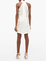 Thumbnail for your product : Galvan Gemma Sequinned Chiffon Dress - White