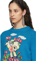 Thumbnail for your product : Marc Jacobs Blue Magda Archer Edition The Intarsia Sweater
