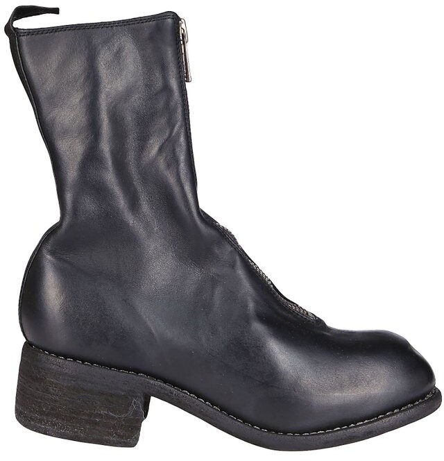 Black Boots With Front Zip | Shop the world's largest collection 